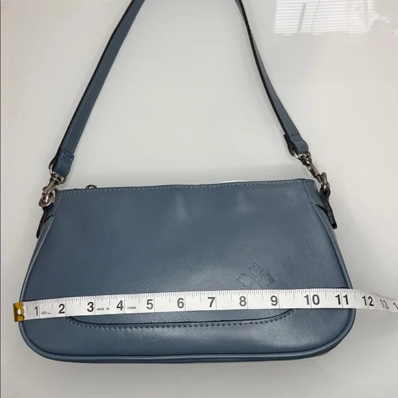 Patricia Nash Nova blue leather shoulder bag - Picture 12 of 16